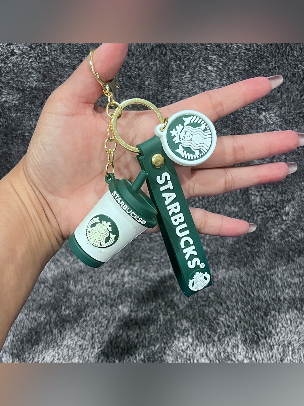 Starbucks Coffee Cup silicone keychain